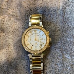 Michael Kors two tone watch